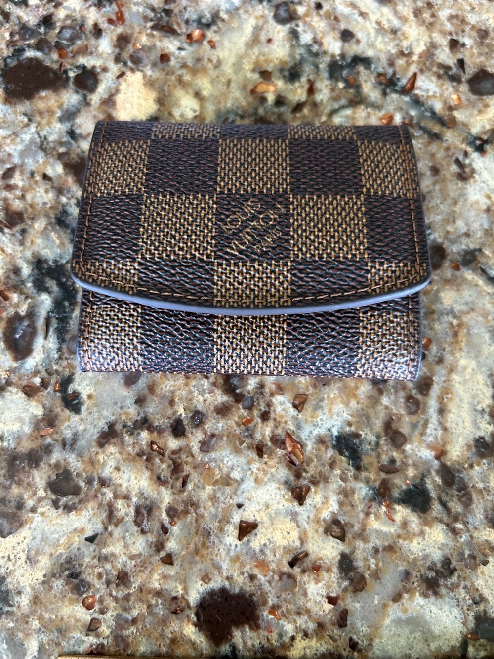 Louis Vuitton Brown Damier Compact Wallet - Picture 1 of 13